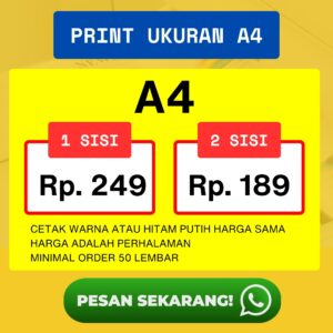 Print A4 Tasikmalaya