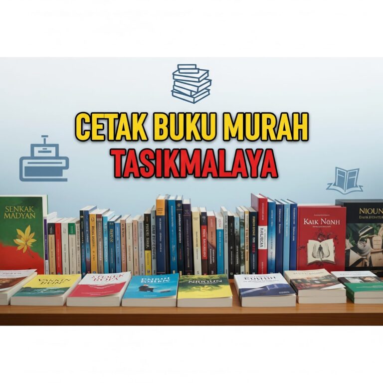 Cetak Buku Murah Tasikmalaya: Mulai dari 1 Eksemplar Saja!