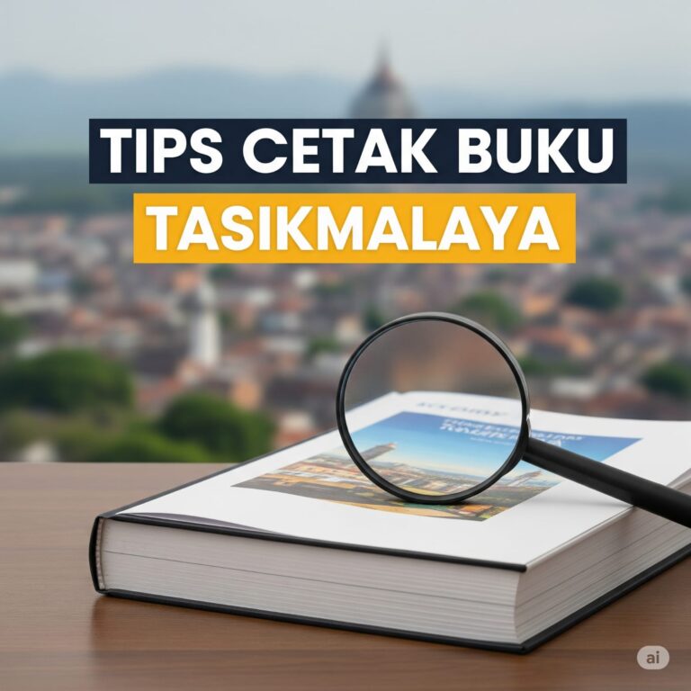 Tips Memilih Jasa Cetak Buku Terbaik di Tasikmalaya untuk Penulis Pemula