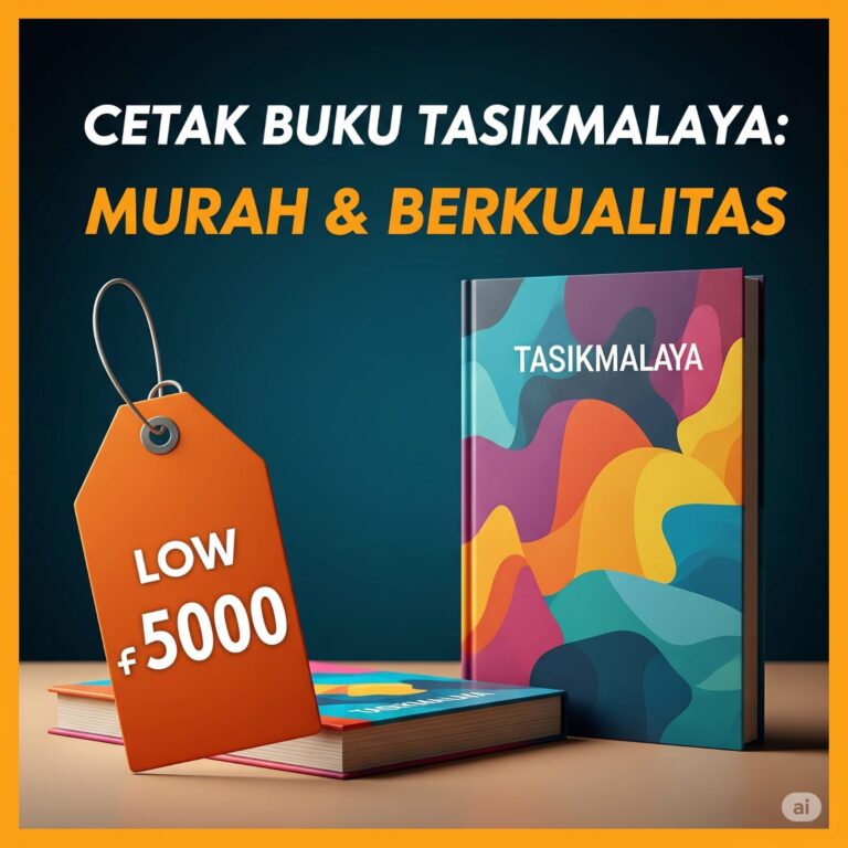 Layanan Cetak Buku Tasikmalaya: Pilihan Percetakan Berkualitas dan Terjangkau