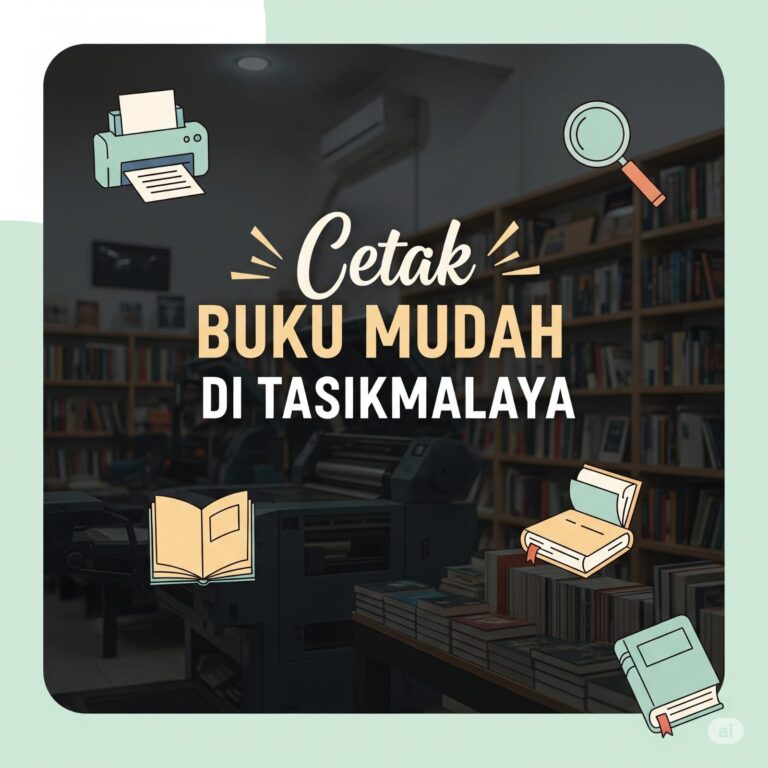 Cetak Buku di Tasikmalaya Kini Lebih Mudah: Dukung Bisnis dan Karya Lokal