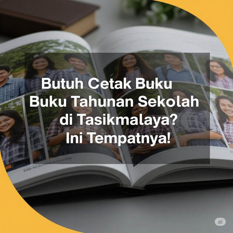Butuh Cetak Buku Tahunan Sekolah di Tasikmalaya? Ini Tempatnya!
