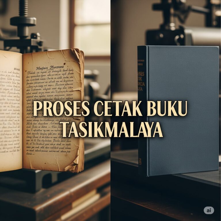 Kenali Proses Cetak Buku Tasikmalaya: Dari Naskah Hingga Siap Edar