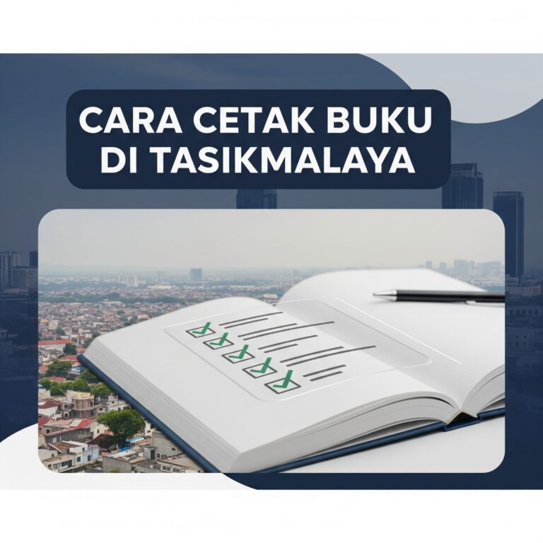 Ingin Menerbitkan Buku? Ini Dia Cara Cetak Buku di Tasikmalaya dari A-Z