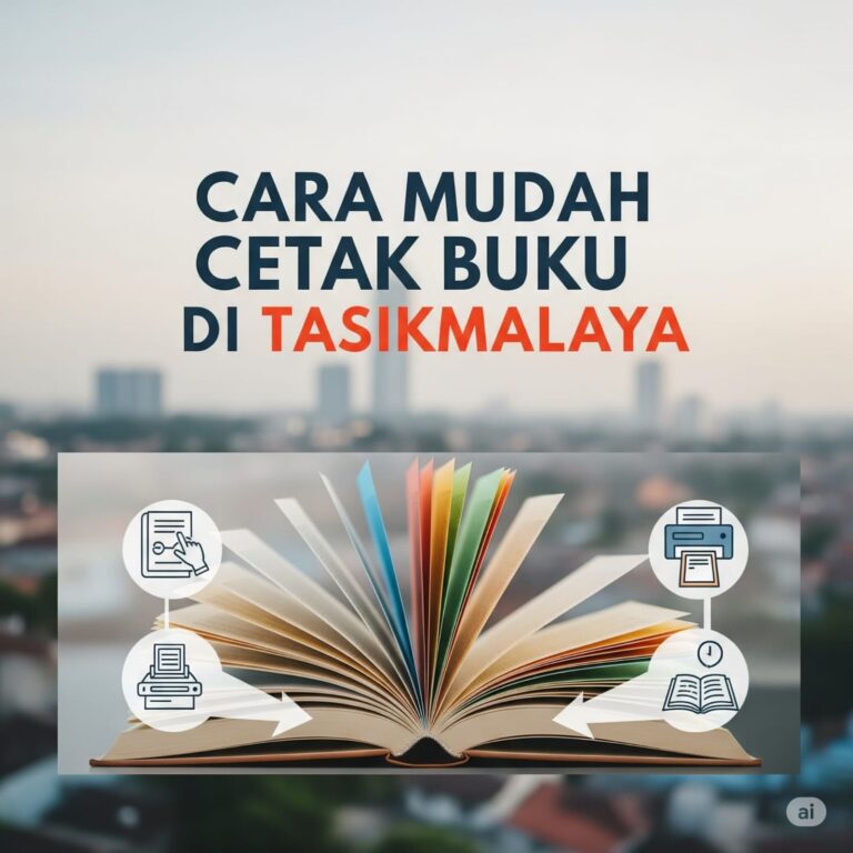 Langkah-Langkah Mudah Mencetak Buku Sendiri di Tasikmalaya