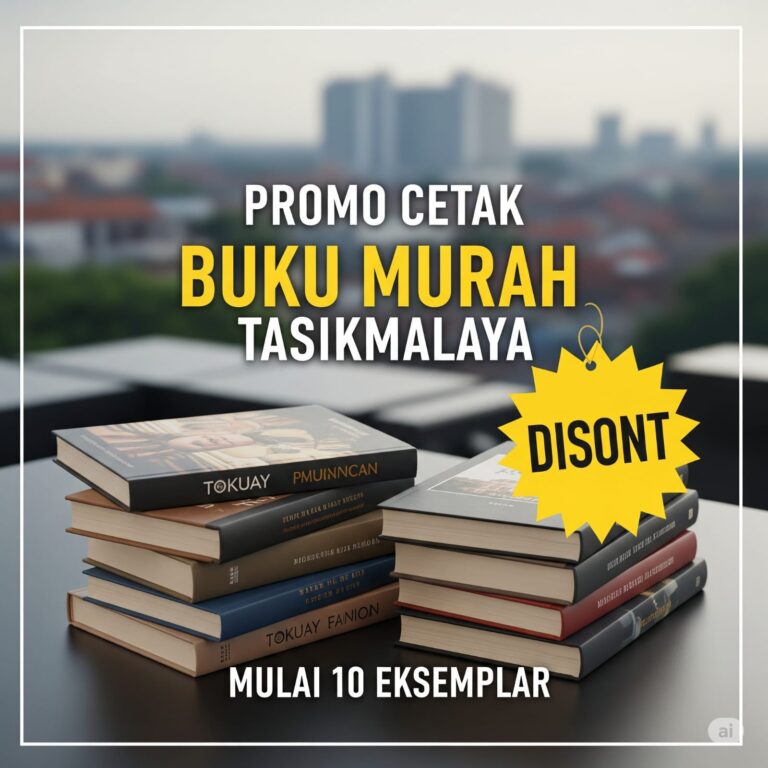 Promo Cetak Buku Murah di Tasikmalaya! Mulai dari 10 Eksemplar