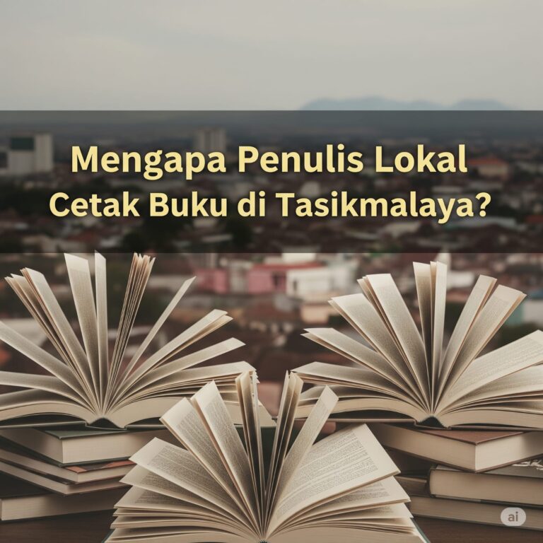 Mengapa Penulis Lokal Memilih Cetak Buku di Tasikmalaya?