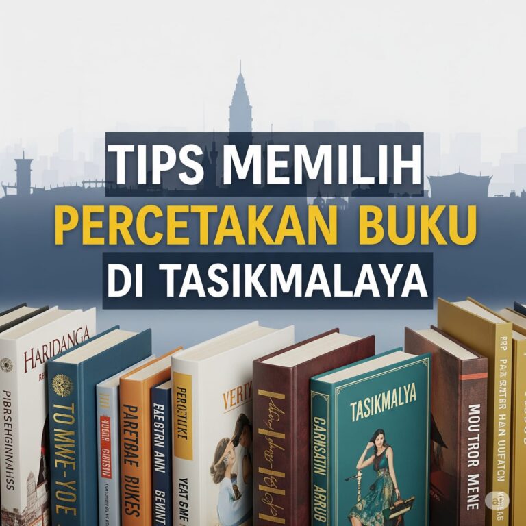 Tips Memilih Percetakan Buku di Tasikmalaya untuk Hasil Maksimal