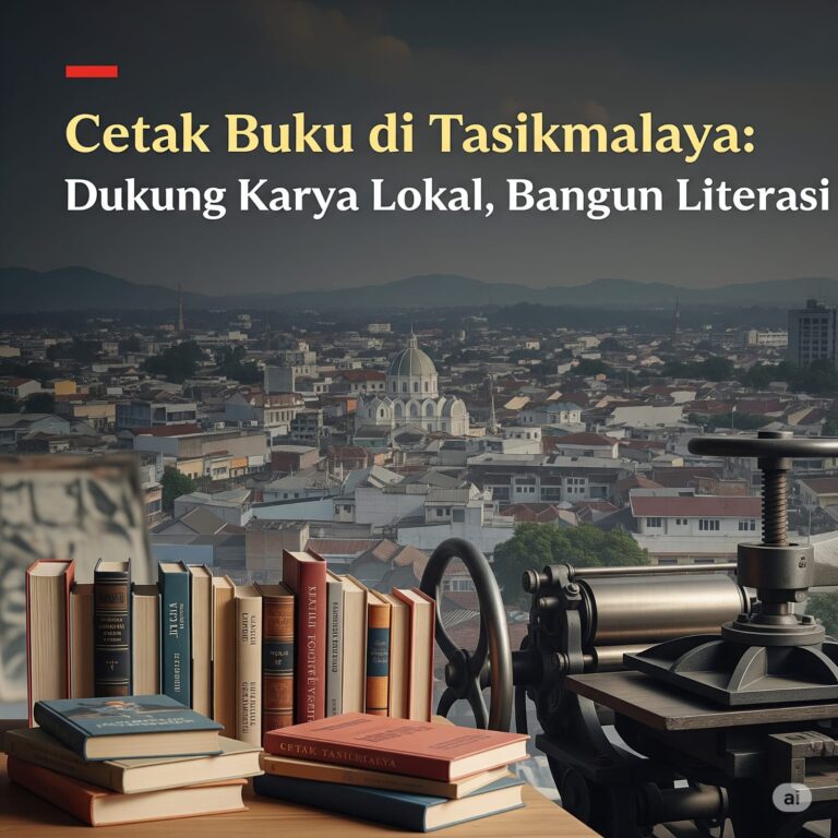 Cetak Buku di Tasikmalaya: Dukung Karya Lokal, Bangun Literasi