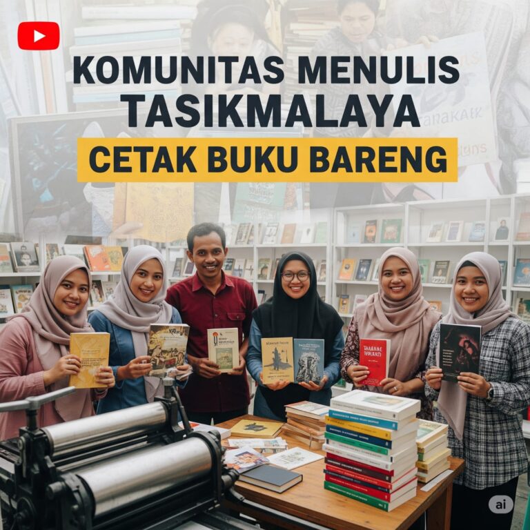 Komunitas Menulis Tasikmalaya Kini Bisa Cetak Buku Bareng