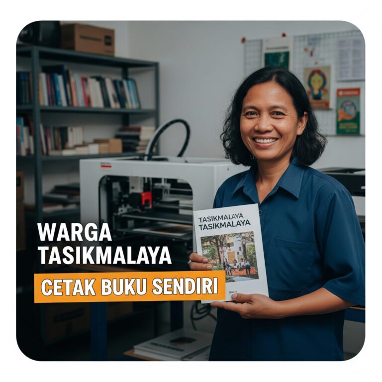 Warga Tasikmalaya Kini Bisa Cetak Buku Sendiri, Ini Caranya!