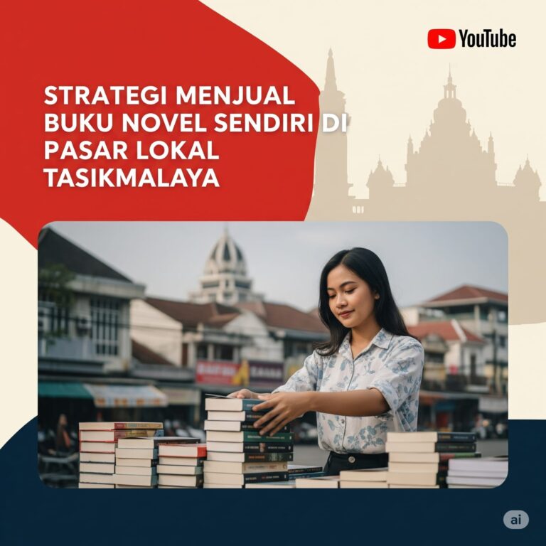 Strategi Menjual Buku Novel Sendiri di Pasar Lokal Tasikmalaya