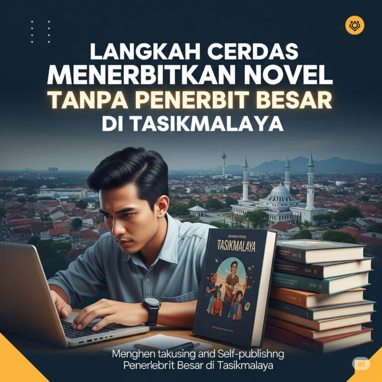 Langkah Cerdas Menerbitkan Novel Tanpa Penerbit Besar di Tasikmalaya