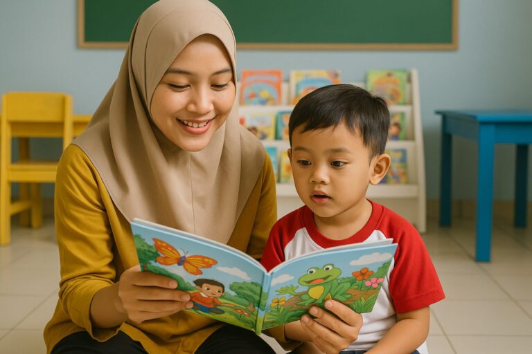 Menumbuhkan Minat Baca Sejak Dini Lewat Buku Cetak Anak di Tasikmalaya