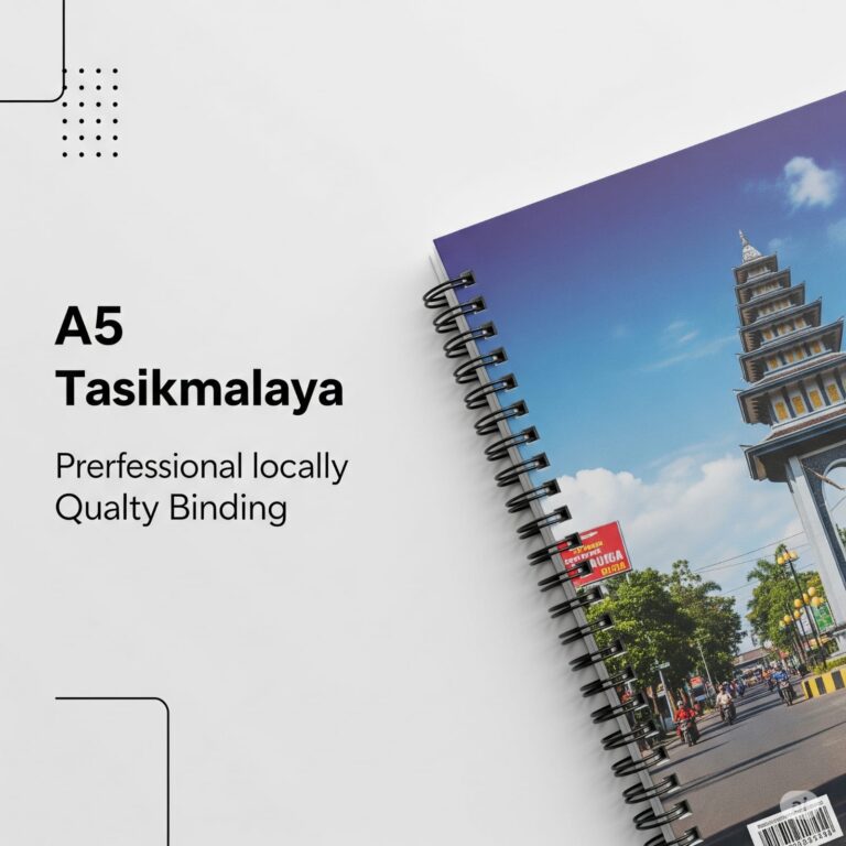 Cetak Buku A5, Cover Full Color, dan Jilid Profesional? Bisa di Tasikmalaya!