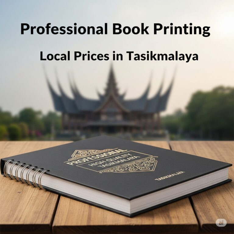 Cetak Buku Gaya Profesional, Harga Lokal di Tasikmalaya