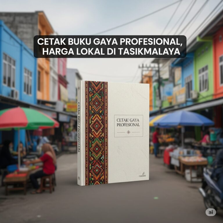 Cetak Buku Gaya Profesional, Harga Lokal di Tasikmalaya
