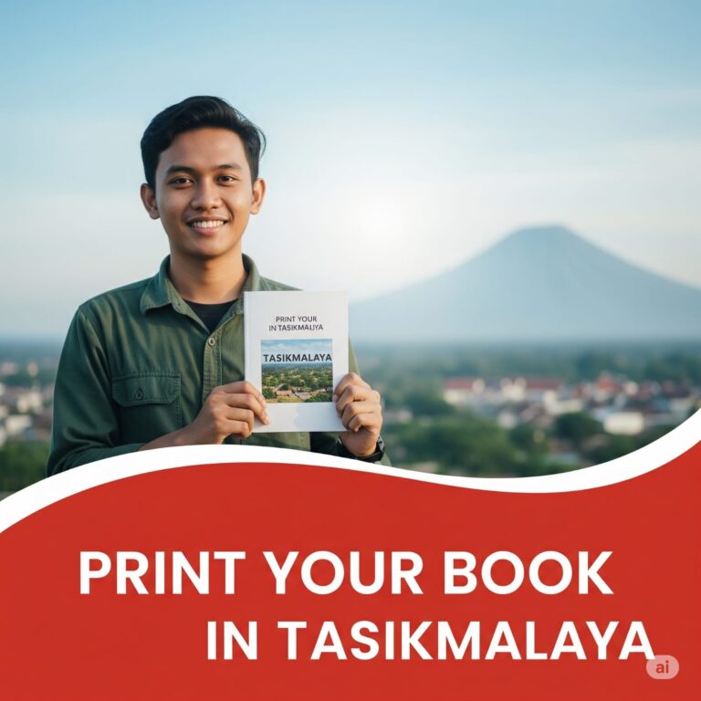 Cetak 1 Buku Pun Bisa di Tasikmalaya! Cocok untuk Penulis Pemula dan Proyek Pribadi