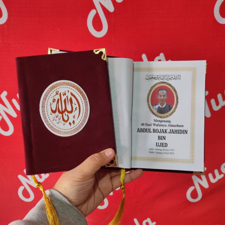 Dari Tasikmalaya untuk Keluarga Tercinta: Buku Tahlil Eksklusif dan Personal