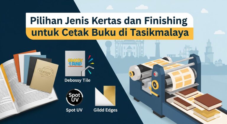 Pilihan Jenis Kertas dan Finishing untuk Cetak Buku di Tasikmalaya