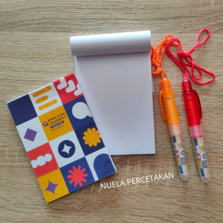 Cetak Buku untuk Merchandise, Block Note Custom di Tasikmalaya