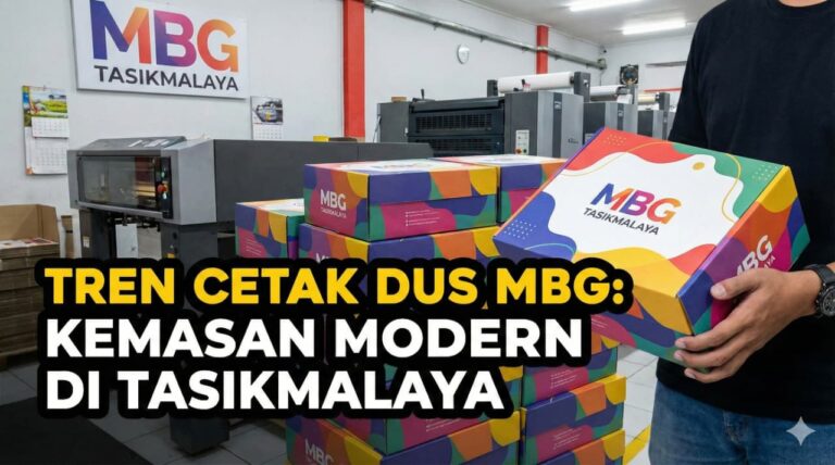 Tren Cetak Dus MBG di Tasikmalaya: Kemasan Modern untuk Produk Masa Kini