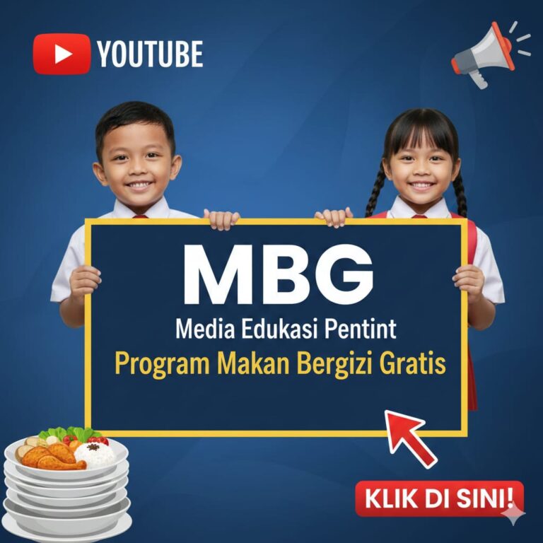 Poster MBG: Media Edukasi Penting Program Makan Bergizi Gratis