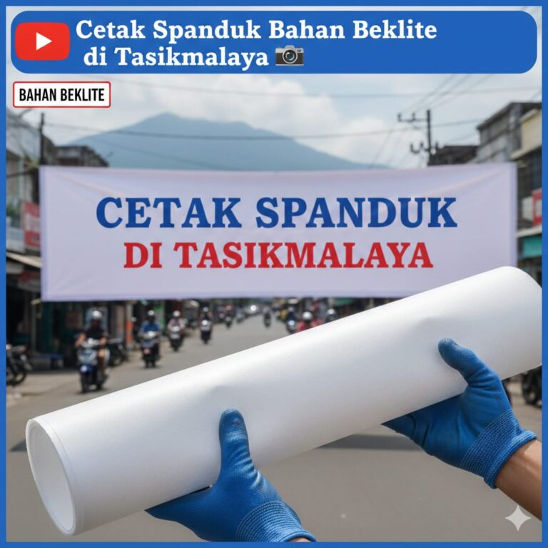 Cetak Spanduk Bahan Bektile di Tasikmalaya: Solusi Promosi Kuat dan Tahan Lama