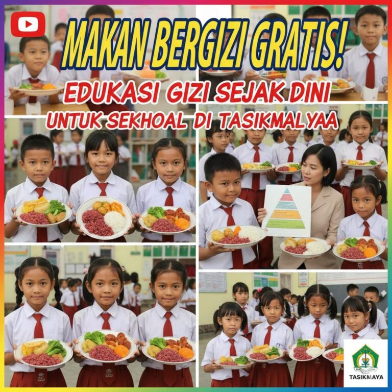 Poster MBG untuk Sekolah di Tasikmalaya: Edukasi Gizi Sejak Dini