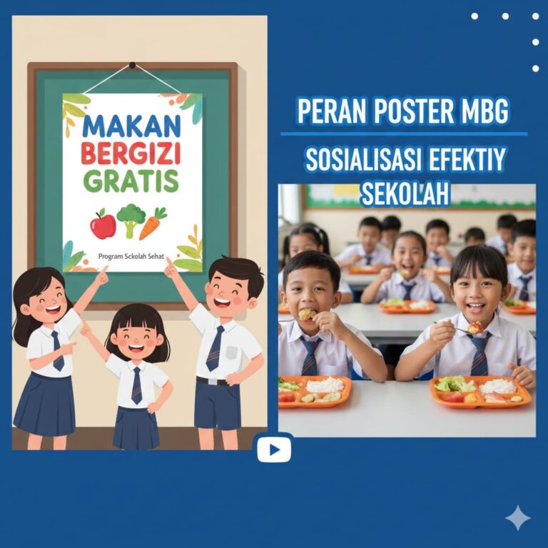 Poster Makan Bergizi Gratis: Media Sosialisasi Efektif di Lingkungan Sekolah
