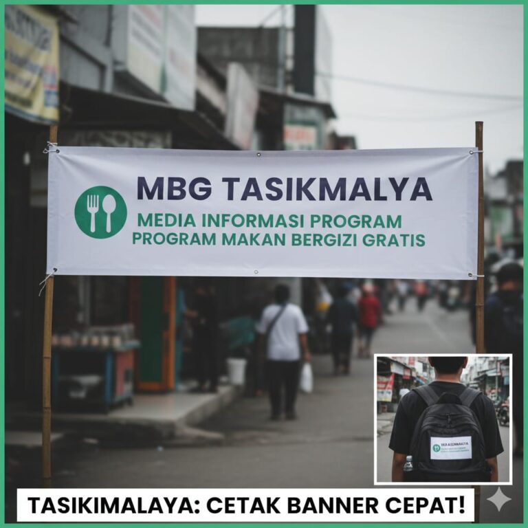 Cetak Banner MBG Tasikmalaya: Media Informasi Program Makan Bergizi Gratis