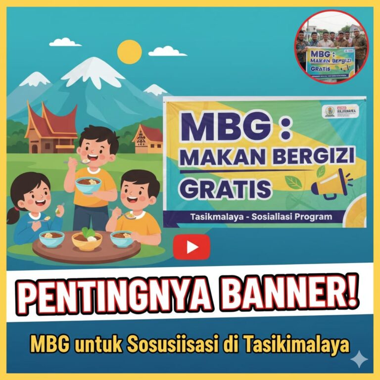 Pentingnya Banner MBG untuk Sosialisasi Program Makan Bergizi Gratis di Tasikmalaya