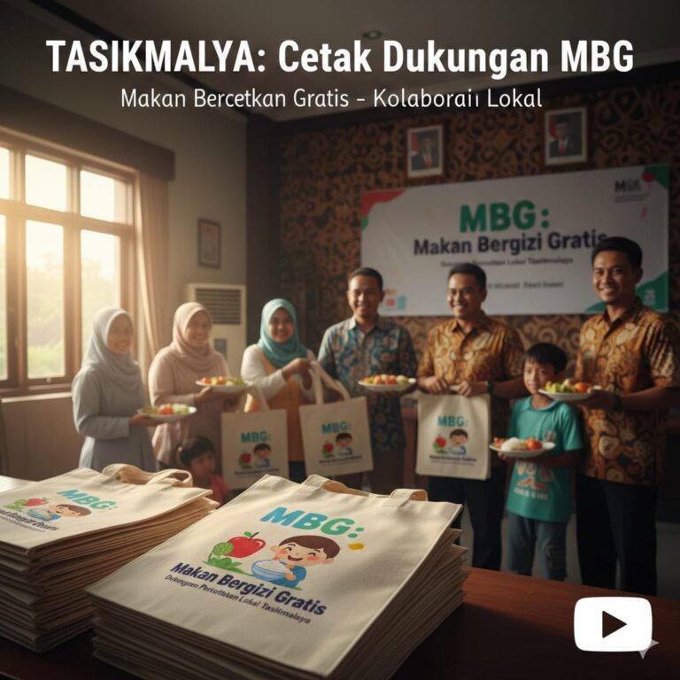 Dukungan Percetakan Lokal Tasikmalaya terhadap Program MBG (Makan Bergizi Gratis)