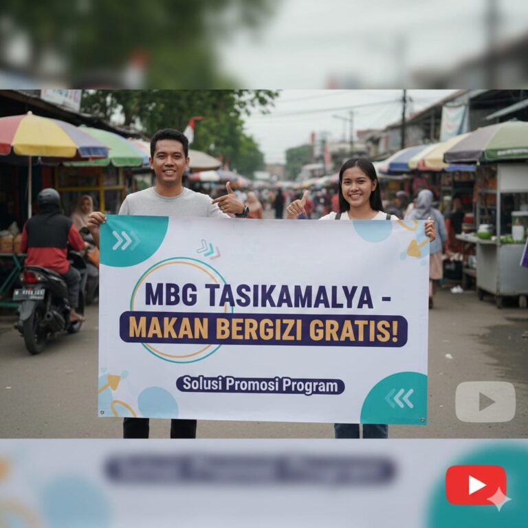 Cetak Banner MBG di Tasikmalaya: Solusi Promosi Program Makan Bergizi Gratis