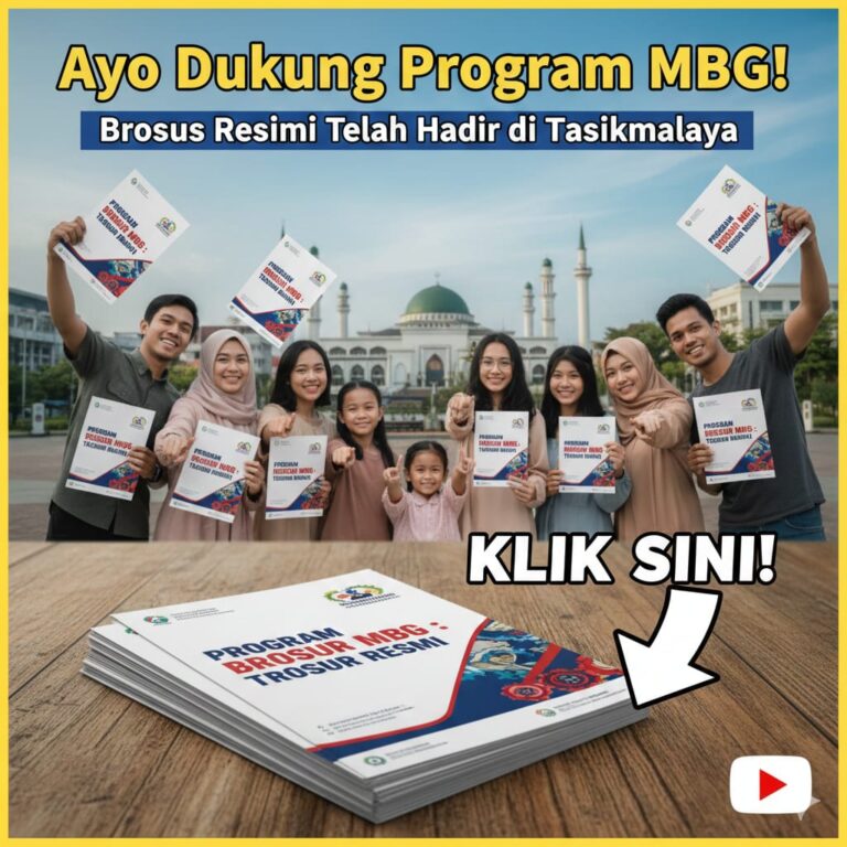 Ayo Dukung Program MBG! Brosur Resmi Telah Hadir di Tasikmalaya