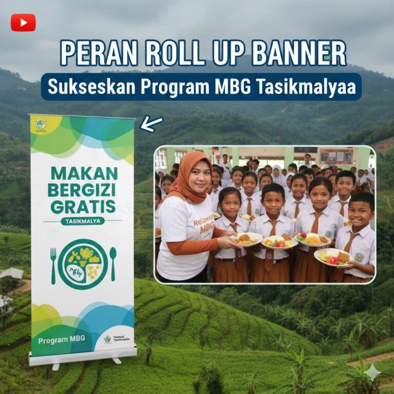 Peran Roll Up Banner dalam Mendukung Program MBG (Makan Bergizi Gratis) di Tasikmalaya