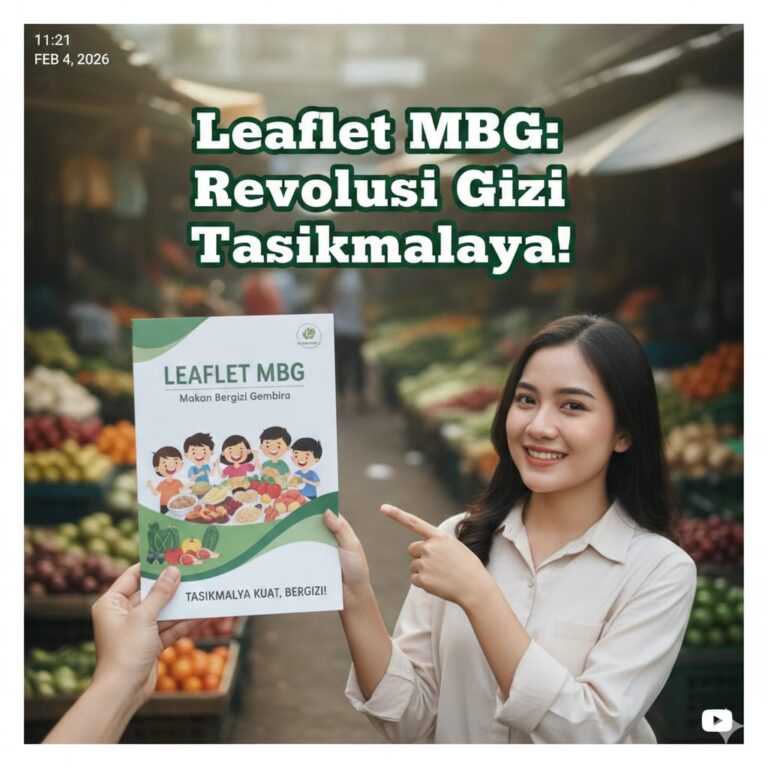 Mengenal Leaflet MBG: Upaya Mendorong Kebiasaan Makan Bergizi di Tasikmalaya