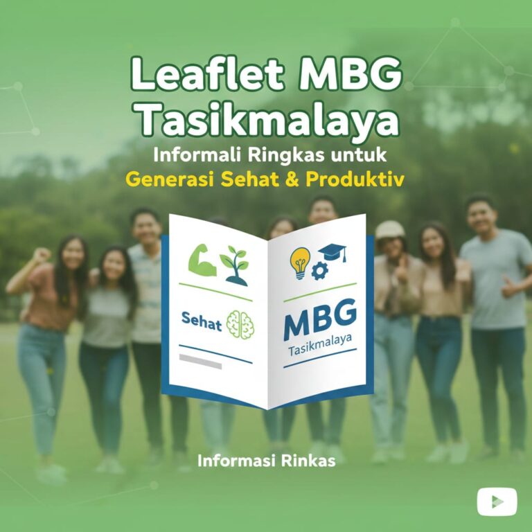 Leaflet MBG Tasikmalaya: Informasi Ringkas untuk Generasi Sehat dan Produktif