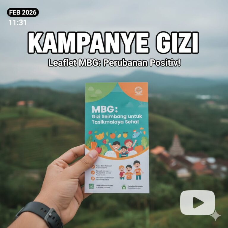 Leaflet MBG sebagai Media Kampanye Gizi Seimbang bagi Masyarakat Tasikmalaya