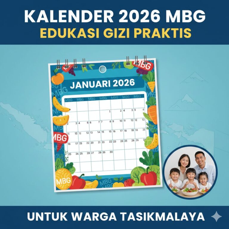 Kalender 2026 Bertema MBG: Solusi Edukasi Gizi Praktis bagi Warga Tasikmalaya