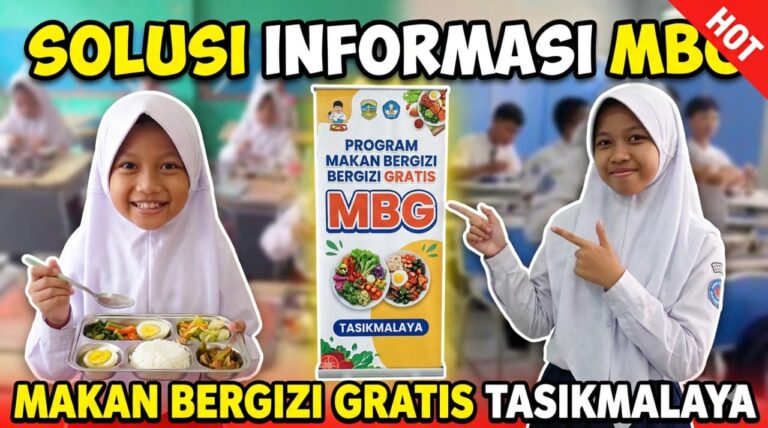Roll Up Banner MBG: Solusi Media Informasi Program Makan Bergizi Gratis di Tasikmalaya