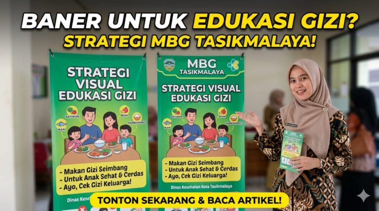 Roll Up Banner MBG Tasikmalaya: Strategi Visual untuk Edukasi Gizi Masyarakat